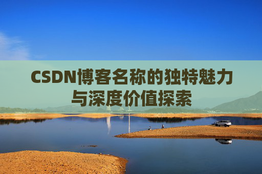 CSDN博客名称的独特魅力与深度价值探索